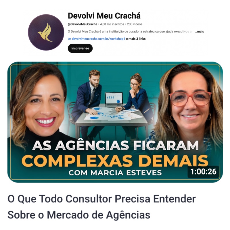 Juliana no episódio de podcast